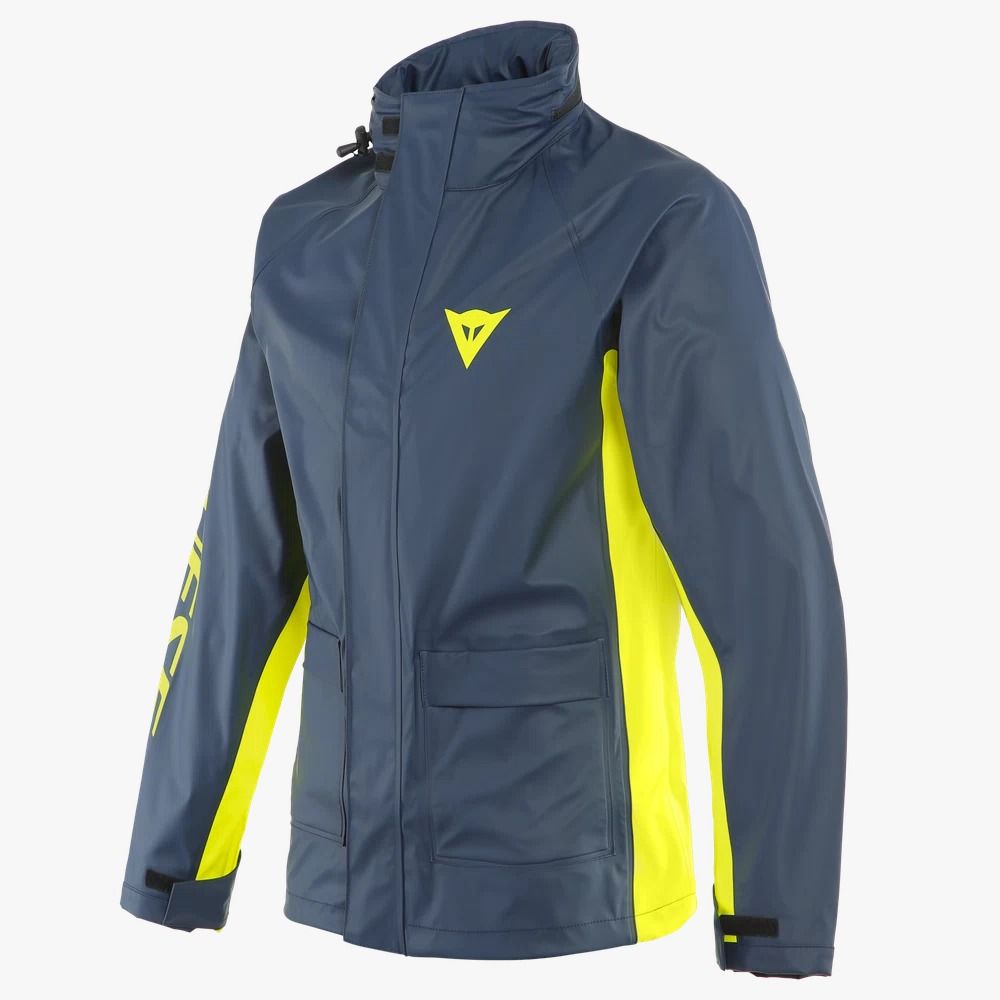 Dainese Storm 2 Unisex Jacket Black-Iris/Fluo-Yellow : Delivery in 5 days